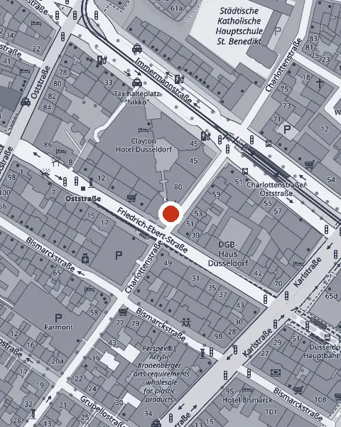 Kaart van de omgeving van Hanaro Markt